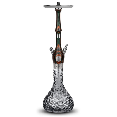 Mr.Wood Classic Elegant Green Luster-Siyah Şişeli Nargile