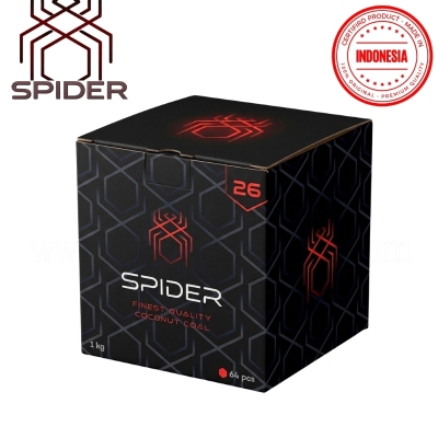 Spider Nargile Kömürü 26 mm 1 kg
