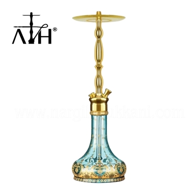 ATH Brass BA Collection Renkli Şişeli Nargile Takımı